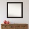 Amanti Art Non-Beveled Wall Mirror, Trio Oil Rubbed Bronze Frame